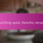 Sautéing: quick, flavorful, versatile