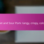 Sweet and Sour Pork: tangy, crispy, colorful